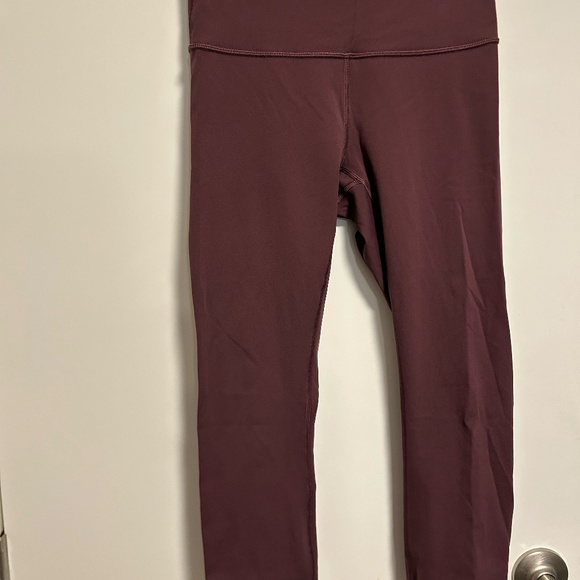 Lululemon Wunder Under Crop (High-Rise) *Full-On Luxtreme 21" Arctic Plum - Picture 5 of 5